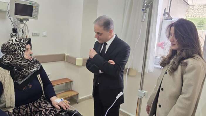 Erzincan İl Sağlık Müdürü Tercan’da hastane denetiminde