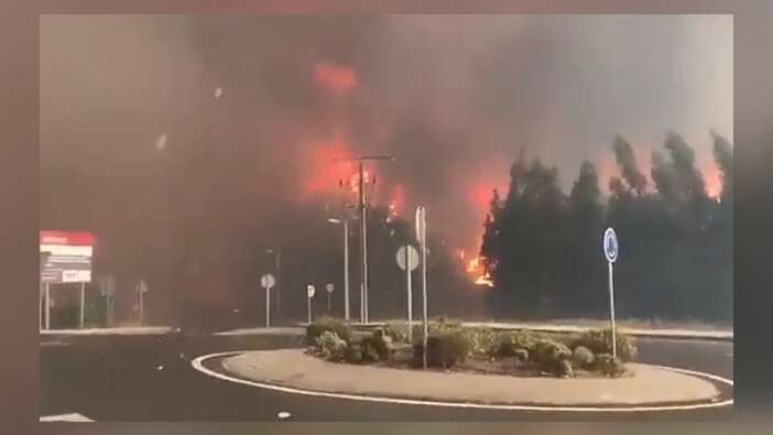 İspanya'da orman yangını 2 can aldı/Video...