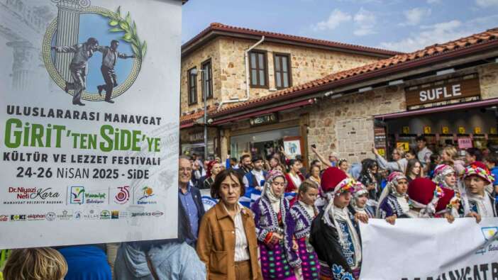 Manavgat'ın gastronomi iddiası: Girit’ten Side’ye Kültür ve Lezzet Festivali başladı
