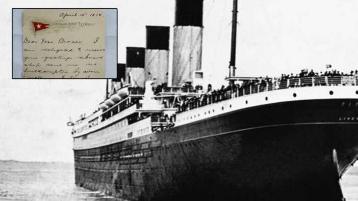 Titanic'ten sağ kurtulan Gracie'nin gemi batmadan önce yazılmış mektubu 400 bin dolara alıcı buldu