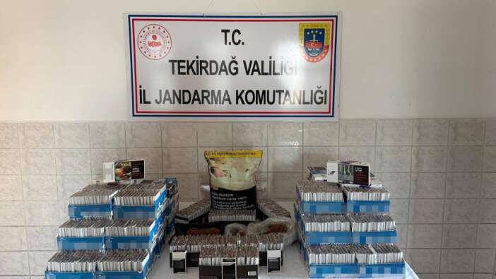 Tekirdağ’da jandarmadan çifte baskın! Uyuşturucu ve kaçak tütüne darbe