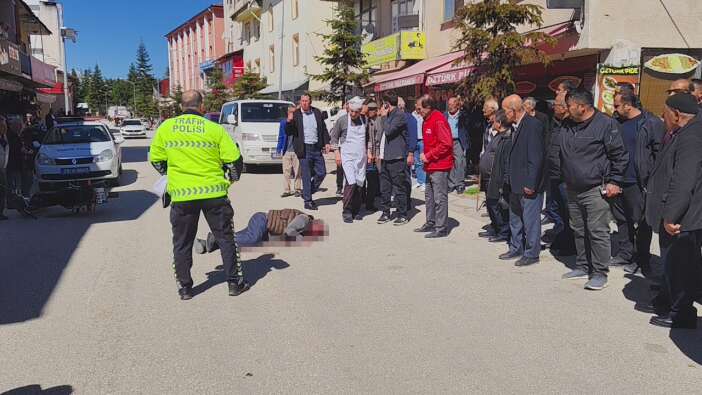 Karabük’te motosiklet kazası! Yaya ve sürücü yaralandı