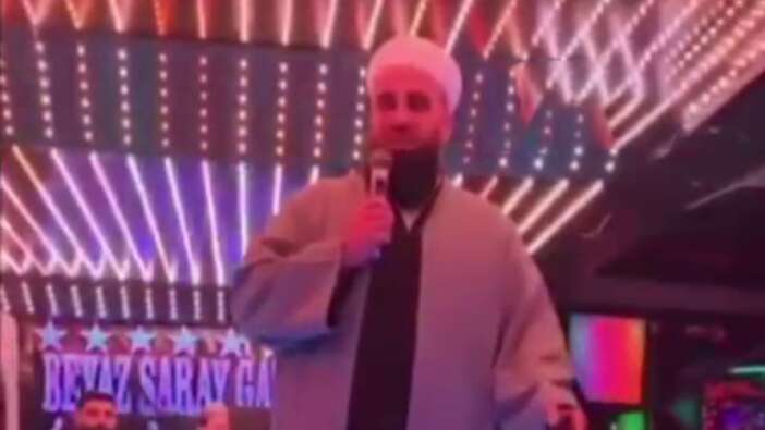 Bursa’da sıra dışı tebliğ! Pavyonda vaaz veren tebliğciler kamerada