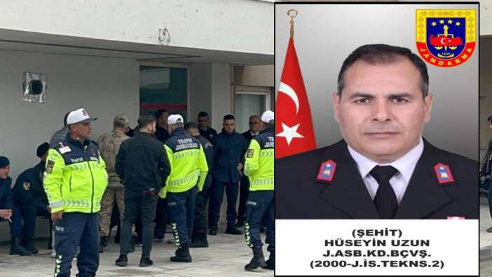 Jandarma Kıdemli Başçavuş Hüseyin Uzun kaza sonucu şehit oldu