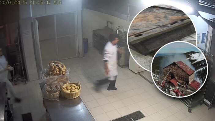 Kartalkaya otel faciasında yangının çıkış anı kamerada! 78 canın ölüm nedeni 'grill plate' cihazıymış...