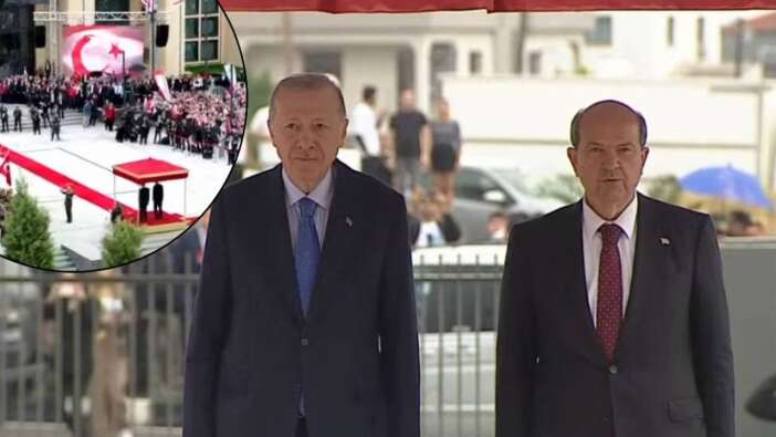 Cumhurbaşkanı Erdoğan besmeleyi çekti, kurdeleyi kesti, KKTC'ye dev eser kazandırıldı