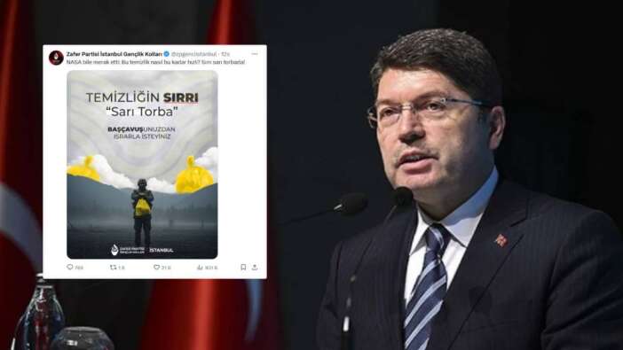 Zafer Partisi'nin 'sarı torba'lı Sırrı Süreyya Önder paylaşımına soruşturma! Bakan Tunç açıkladı...