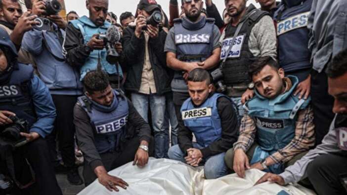 Filistin Gazeteciler Sendikası'ndan 3 Mayıs'ta çarpıcı çağrı: Medya soykırımı durdurulsun!