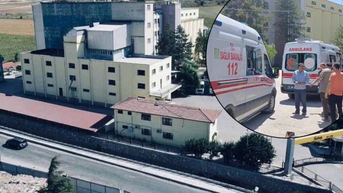 Çorum'da un fabrikasında patlama: 9 işçiden 8'i yaralandı, patlama anı kamerada