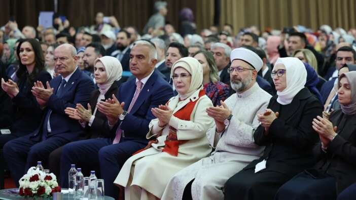 Emine Erdoğan'dan 'Uluslararası İslam Sanatları Fuarı'nda İslam sanatının önemiyle ilgili dikkat çeken sözler