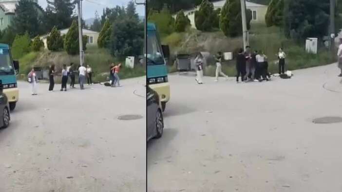 Safranbolu'da iki üniversite öğrencisi "Erkek arkadaşıma yan gözle baktın" diye birbirine girdi