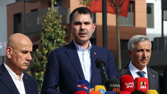 Bakan Kurum’dan Kahramanmaraş’ta deprem konutları müjdesi! 28 bin teslim edildi, 74 bin daha yolda!