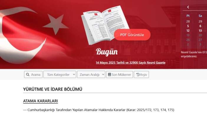 18 Mayıs 2025 tarihli tebliğler yayımlandı! İşte günün kararları...