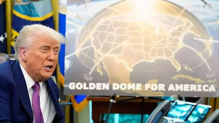 Demir Kubbe'ye yeni rakip! Trump ABD'yi uzaylılardan “Altın Kubbe” ile koruyacak