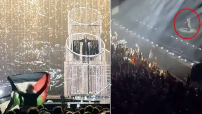 Eurovision 2025 finaline Filistin protestoları damga vurdu! İsrail temsilcisi sahnede yuhalandı, binler alanlarda Filistin için ses verdi...