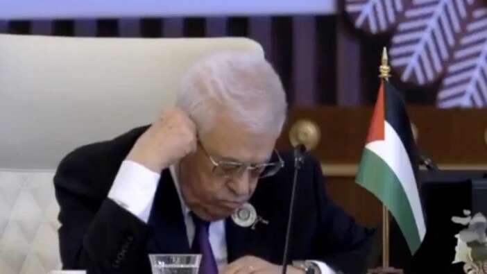 Gazze’deki katliam konuşulurken Mahmud Abbas’ın uyuyakaldığı anlar büyük tepki çekti