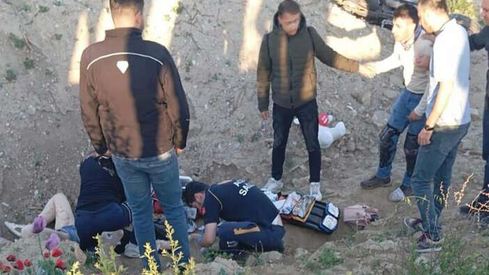 Denizli son dakika haberi: Yoldan çıkıp takla atan motosikletteki 2 kişi öldü