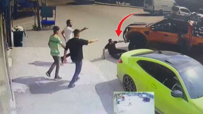 Olmaz olsun böyle şaka! Kamyoneti üzerine sürdüğü arkadaşına çarptı