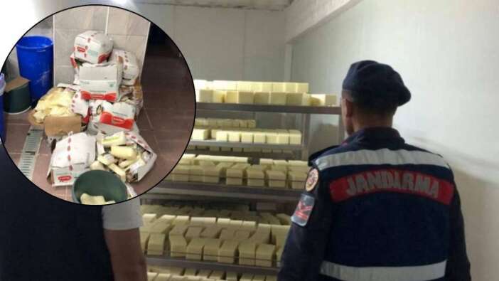Kaşar peynirinin içinden eldiven çıktı! Tam 5 ton hileli ürünü piyasaya süreceklerdi...
