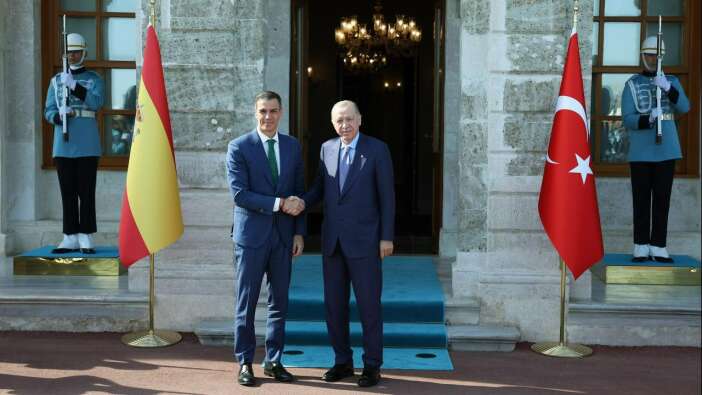 Dolmabahçe’de dev zirve! Erdoğan ve İspanya Başbakanı Sanchez’den sürpriz görüşme