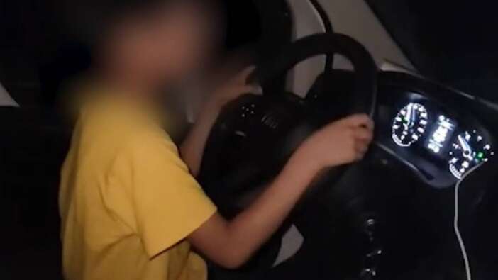 Korkunç görüntü Kayseri'den! 10 yaşındaki çocuğuna araç kullandıran babaya ibretlik ceza