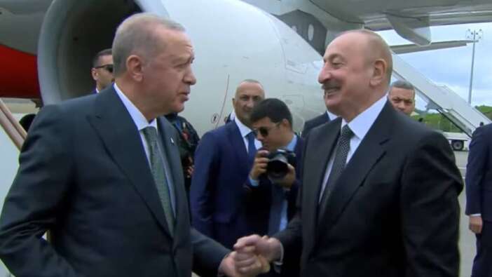 Cumhurbaşkanı Erdoğan ve Aliyev, Laçın Uluslararası Havalimanı'nın açılışını yaptı
