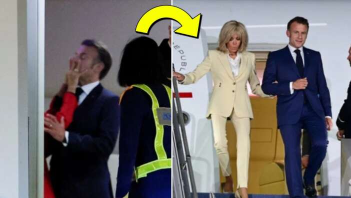 Dünya o tokadı konuşurken Macron çifti Endonezya’da el ele poz verdi! 'Buzları erittik' mesajı...
