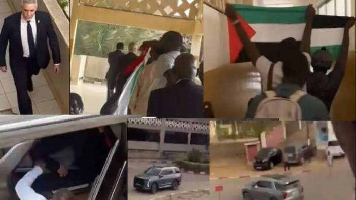 Senegal'de üniversite öğrencileri İsrail büyükelçisini kampüsten kovdu