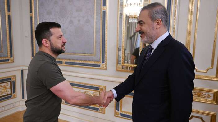 Rusya'dan sonra sıra Ukrayna'da: Bakan Fidan, Zelenskiy'le görüşecek