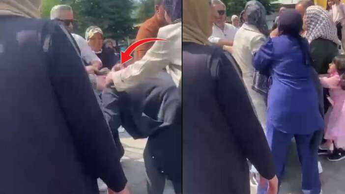 İlkokuldaki okuma bayramı etkinliğinde veliler saç saça baş başa kavga etti