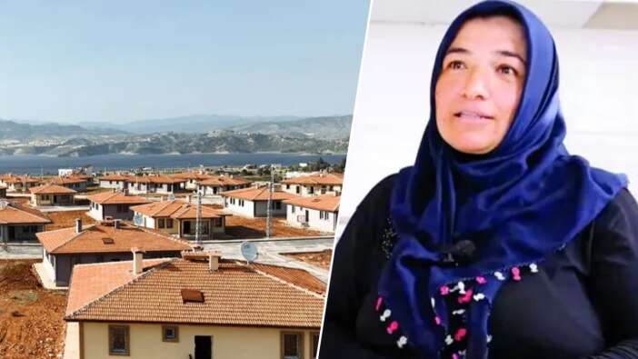 Devlet baba çifte bayram yaşattı! Depremzede köylüler yeni evine yerleşti...