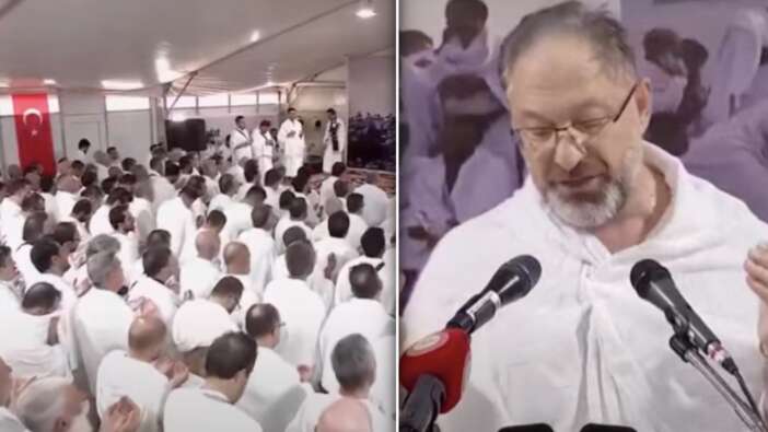 Arafat'ta tarihi an: Diyanet İşleri Başkanı Ali Erbaş, Arafat'ta Vakfe duası yaptı! CANLI YAYIN