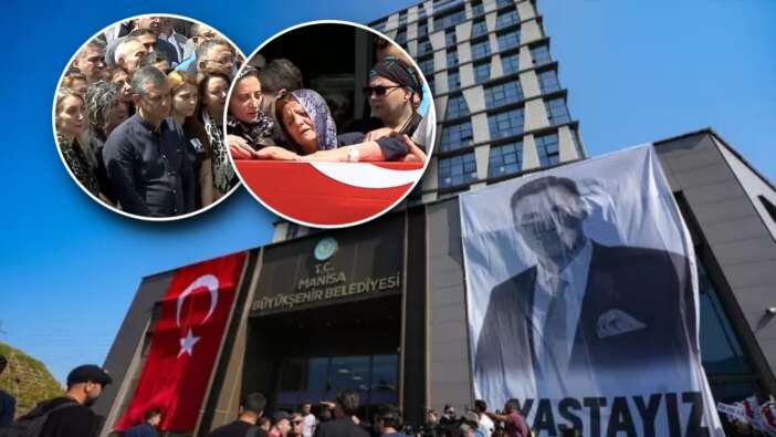 Manisa yasta... Ferdi Zeyrek'in cenaze töreni Cumhuriyet Meydanı’nda düzenleniyor! Yüzlerce Manisalı Cumhuriyet Meydanı’nda buluştu