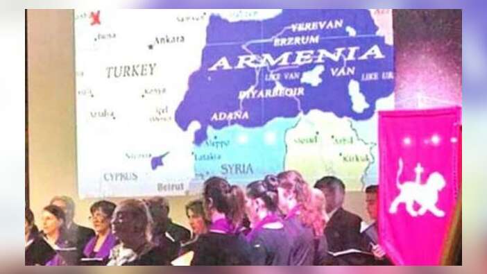 Almanya Ermenilerinin skandal Türkiye haritası...