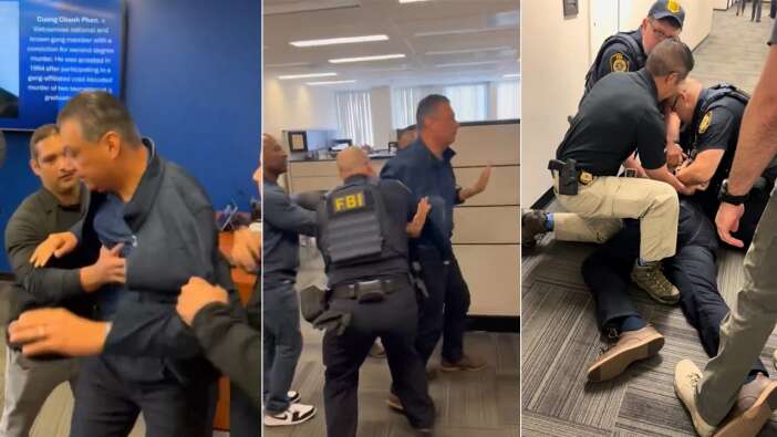ABD bu skandalla çalkalanıyor! FBI senatörü yere çarpıp gözaltına aldı