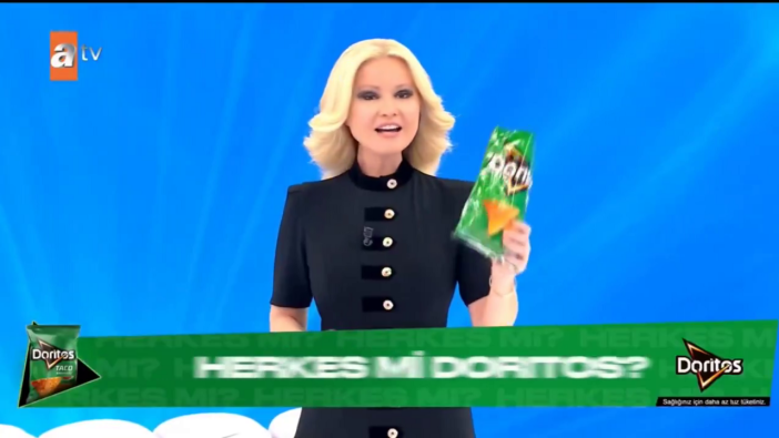 Tepki yağıyor! İran'da sivil kanı akarken Müge Anlı’da İsrail markası Doritos reklamı!