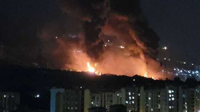 İran, İsrail'in Hayfa'daki petrol rafinerisini vurdu: Füze yağmuru!