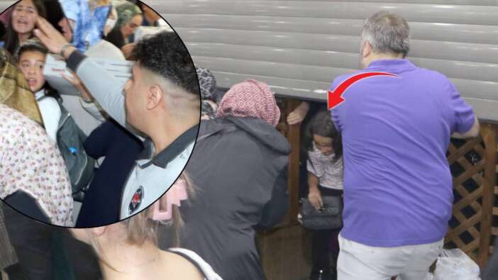 Erzurum'da AVM izdihamı! Açılışa özel indirim için ezilme tehlikesi yaşadılar