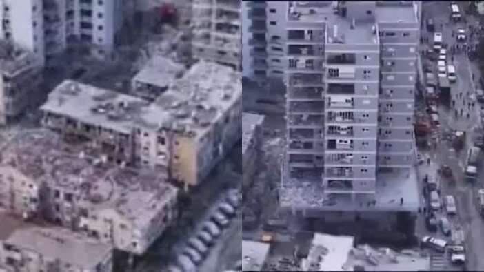 İran'ın füze saldırıları sonrası İsrail adeta harabeye döndü: Bizi Gazze'ye çeviriyorlar!