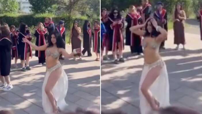 ODTÜ mezuniyetinde tepki çeken görüntüler: Kampüste dansöz oynattılar, sosyal medyada infial yarattı