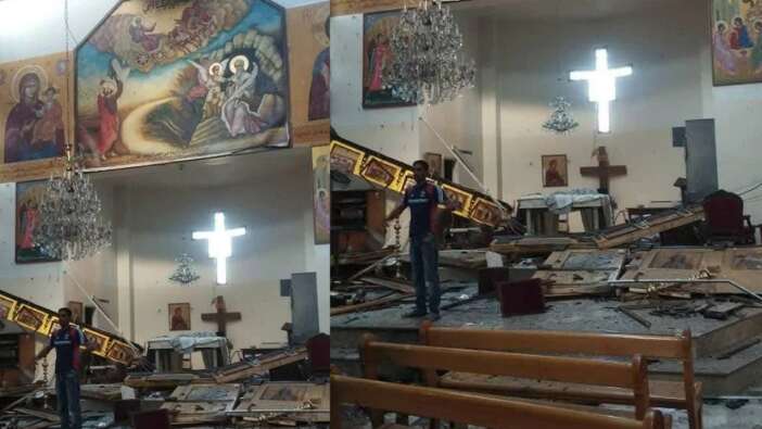 Şam'da kiliseye kanlı saldırı! Teröristler sivilleri hedef aldı: Ölü ve yaralılar var