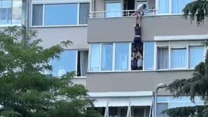Gayrettepe'de can pazarı! İntihar etmek isteyen kadını son anda komşuları elinden yakaladı