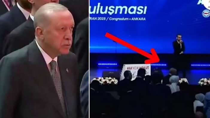 Memur-Sen programında dikkat çeken anlar! Telefon gelince Erdoğan salondan çıktı...