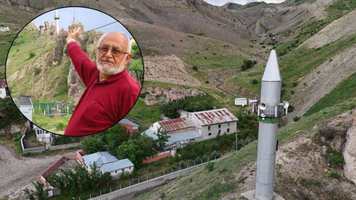 Zara'nın köyünde asırlık ilginç mimari... Köye gelenler hayrete düşüyor, minareyi bulan camiyi bulamıyor