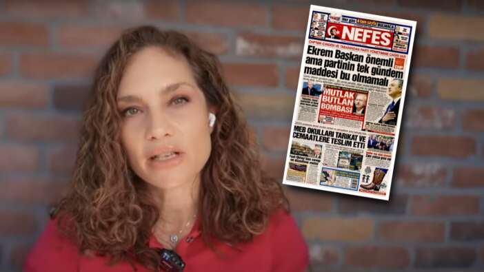 Kendi gazetesine fena çaktı... Nefes'in manşeti İmamoğlu destekçisi Nevşin Mengü'nün hoşuna gitmedi!