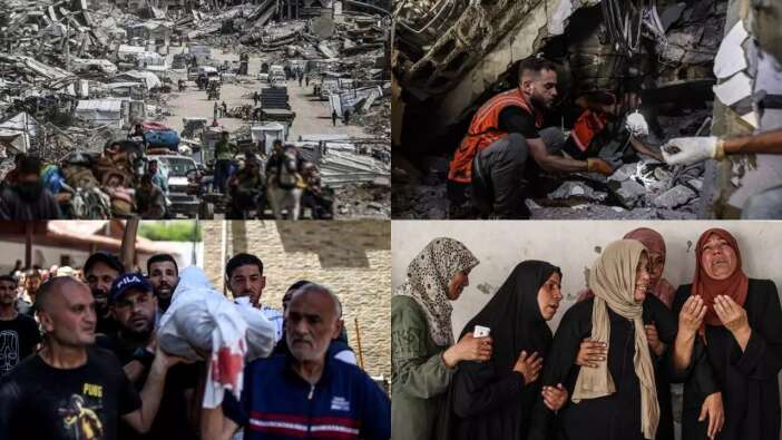 Katliam sonrası sürgün emri: Gazze'den kan donduran görüntüler!
