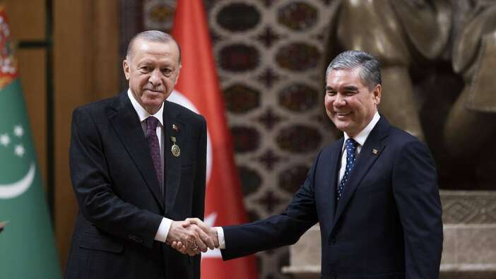 Cumhurbaşkanı Erdoğan, Türkmenistan Milli Lideri Berdimuhammedov ile telefonda görüştü