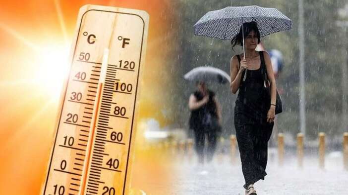 Meteoroloji uyardı: Karadeniz'de sağanak, Ege ve Akdeniz’de kavurucu sıcaklık!