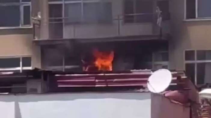 Aksaray'da yangın! Apartmanda can pazarı: Mahalle ayağa kalktı!