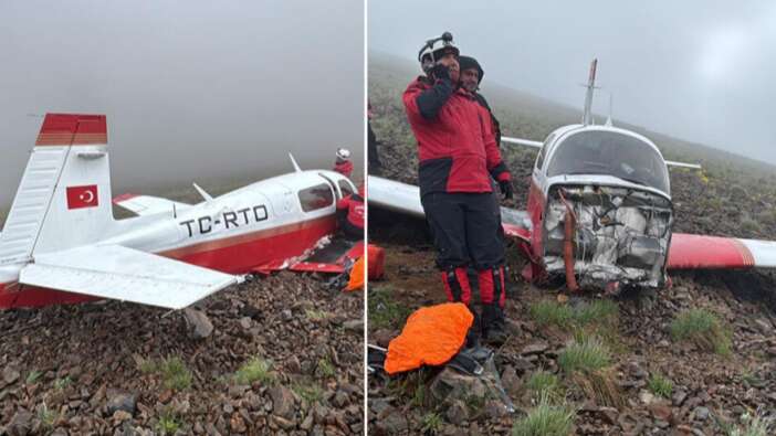 Rize Valisi acı haberi verdi: Düşen uçakta pilot hayatını kaybetti, kadın yolcu sağ bulundu